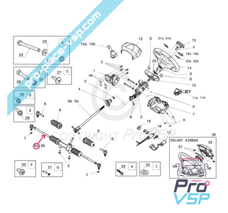 Steering rack