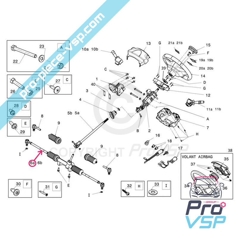 Steering rack