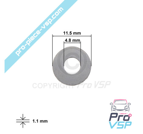 Câle de tarage d'injecteur pour moteur Lombardini Focs Progress 502
