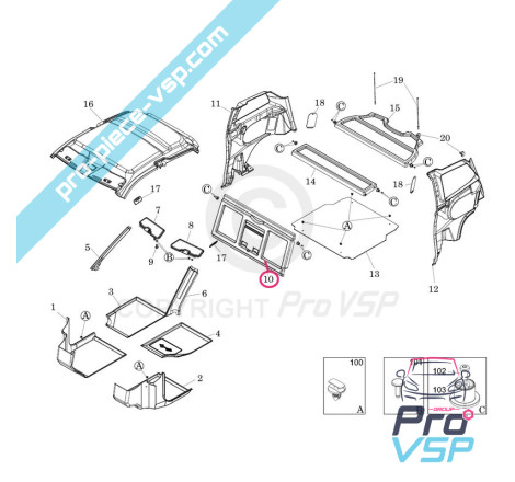 Trunk partition