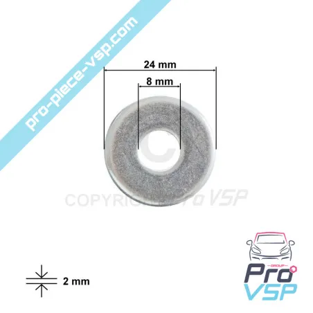 Rear wiper washer