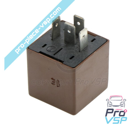 Intermittent relay of flashing