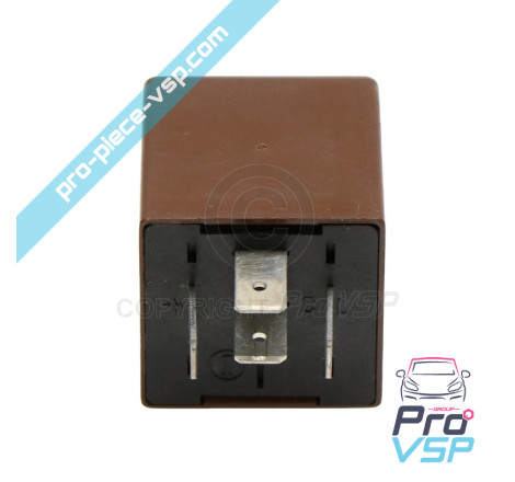 Intermittent relay of flashing