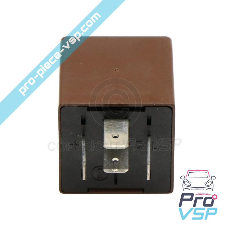 Intermittent relay of flashing