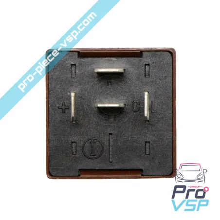 Intermittent relay of flashing