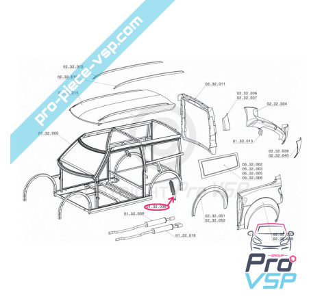 Rear shock absorber