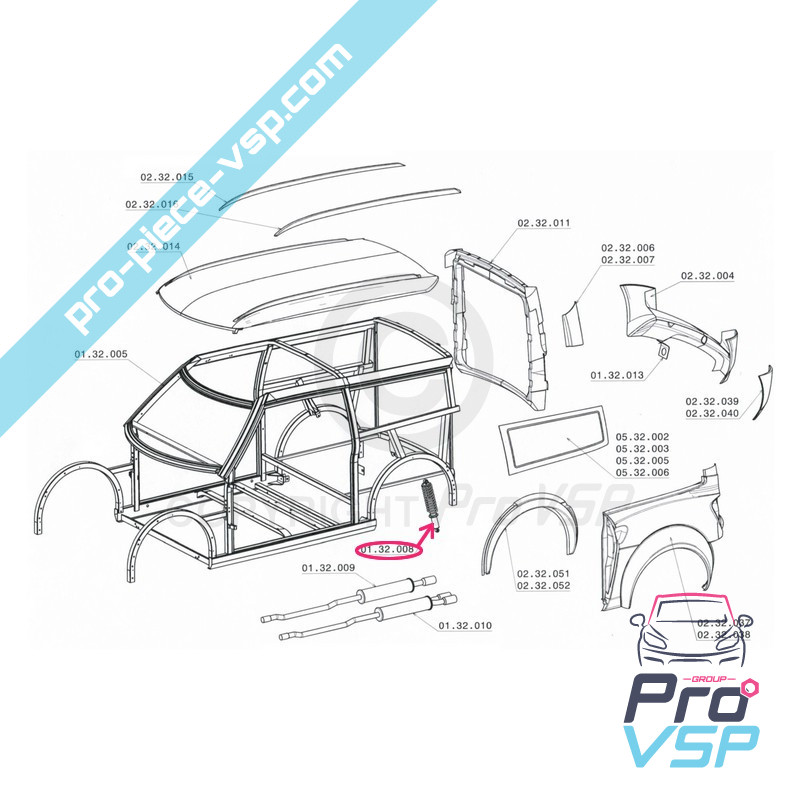 Rear shock absorber