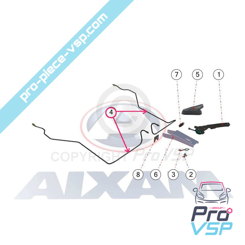 Handbrake cable
