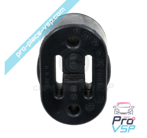 Silent exhaust block