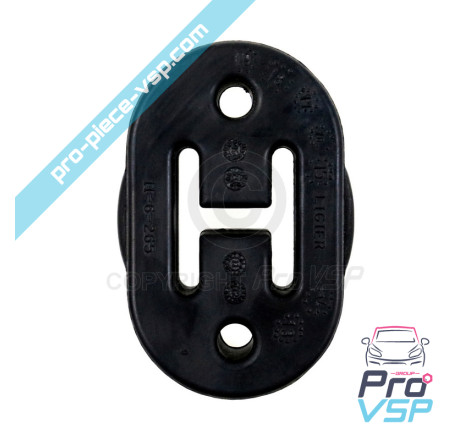 Silent exhaust block