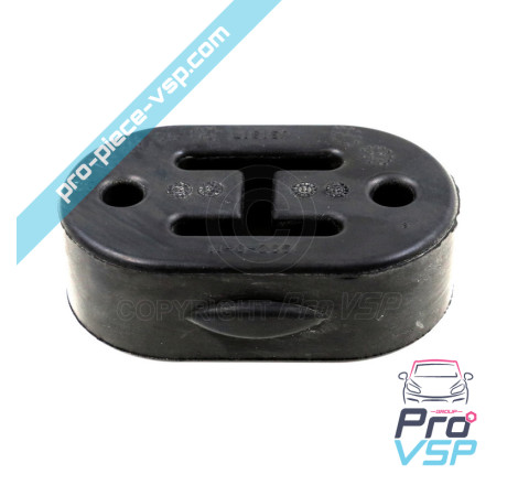 Silent exhaust block