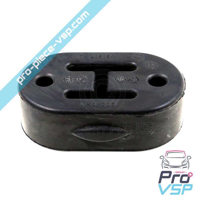 Silent exhaust block