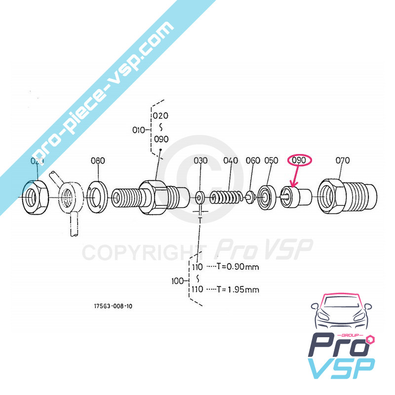 Nose of injector