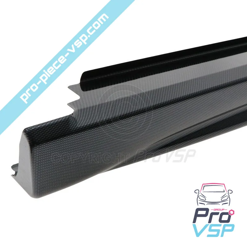 Bas de caisse carbone droit pour Aixam City GTO Sensation