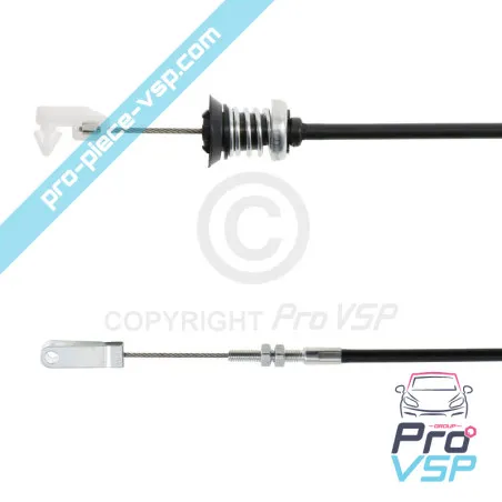 Accelerator cable for aixam