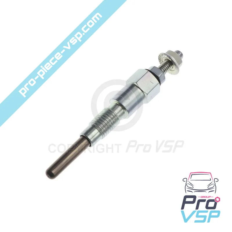 Adaptable preheating candle for aixam