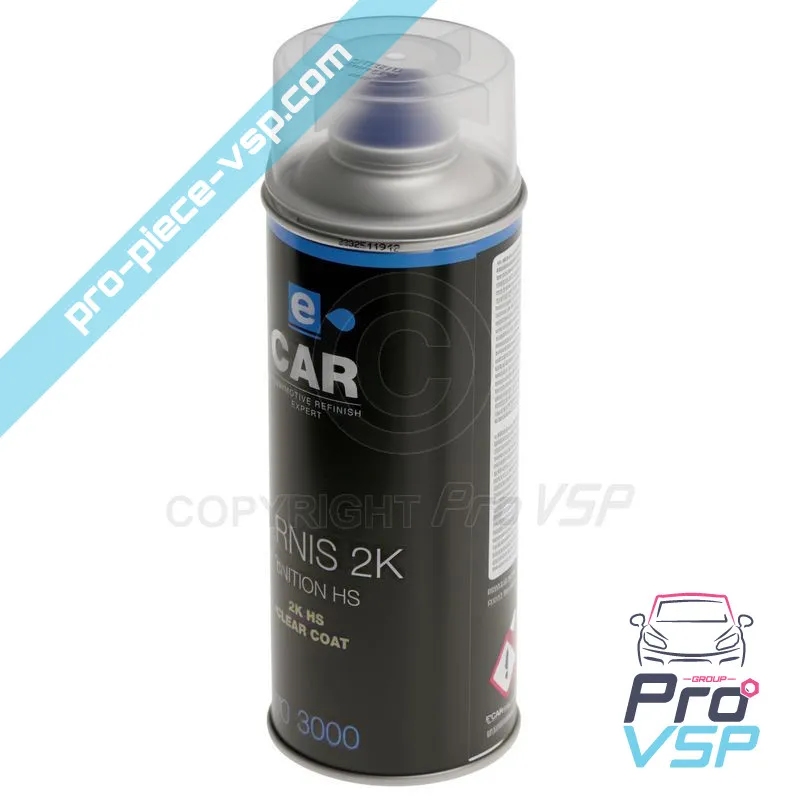 Glossy varnish 2K aerosol