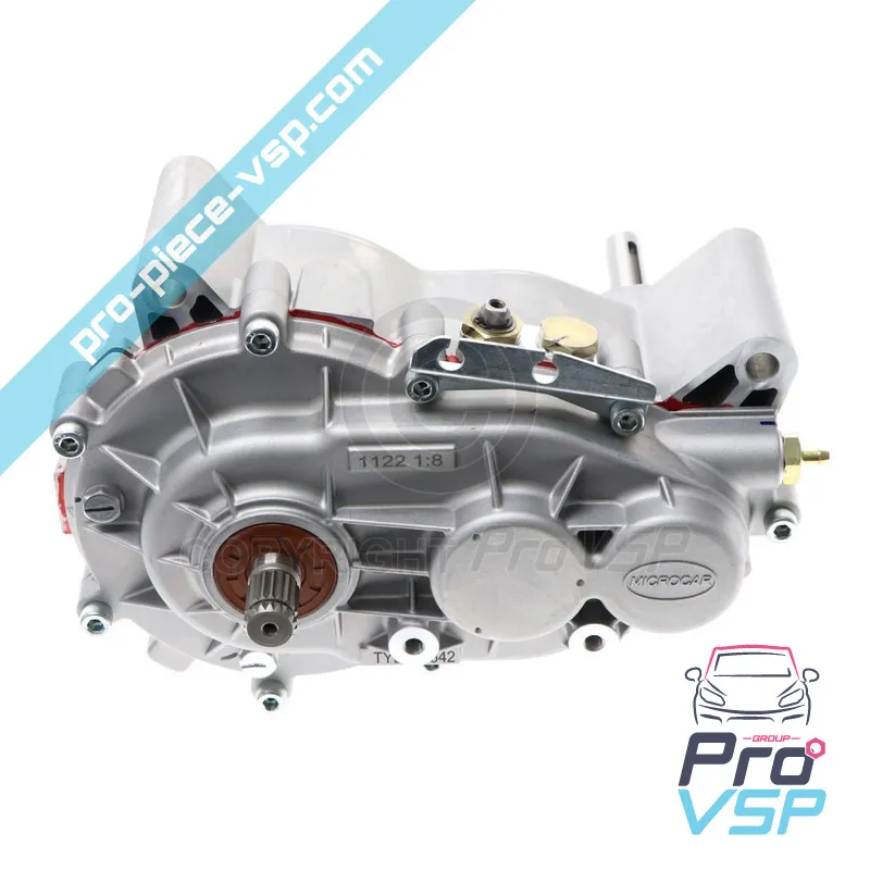 Caja de cambios para microcar mgo y m8