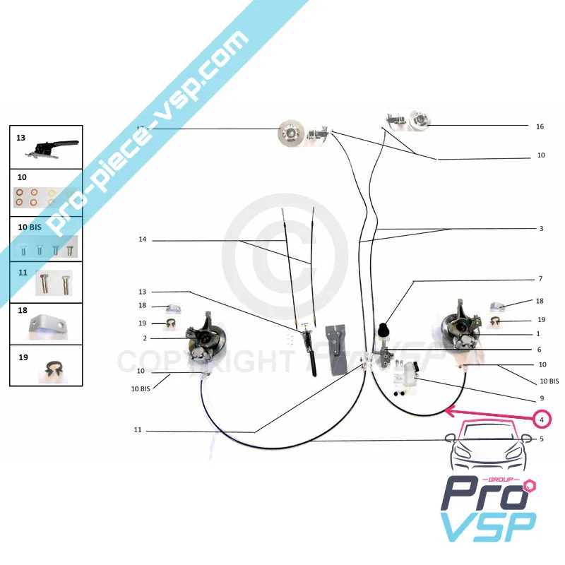 Front left brake hose
