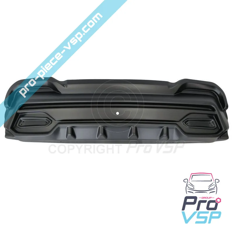 Rear bumper spoiler