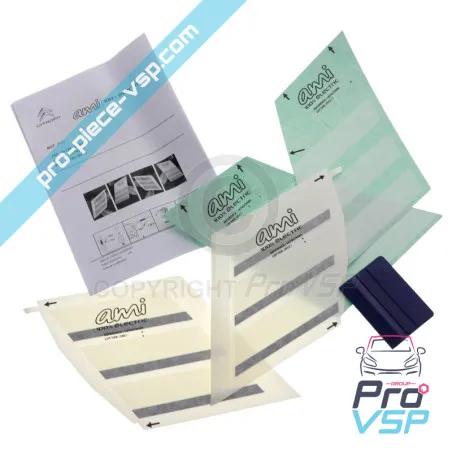 Pegatinas de custodio para Citroën Ami / Blanco y negro