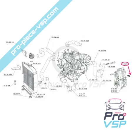 Exterior shift spring