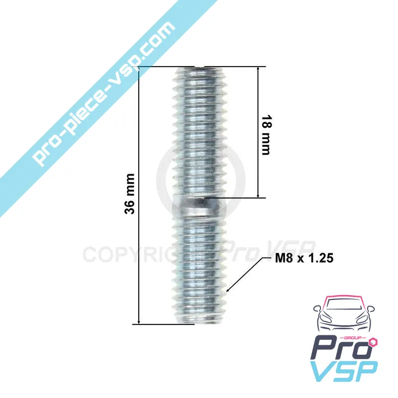 Goujon de fixation de pompe à gasoil pour moteur Lombardini Focs 502