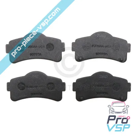 Pastillas de freno delanteras