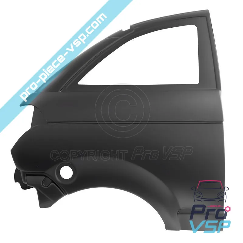 Aile arrière droite adaptable en plastique abs pour Aixam Coupé ( gamme Impulsion et Vision )