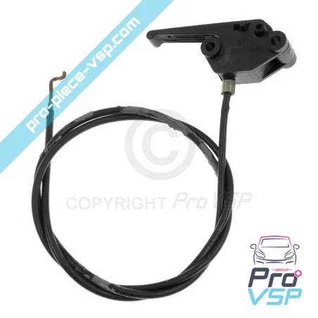 Haubenöffnung Reißverschluss