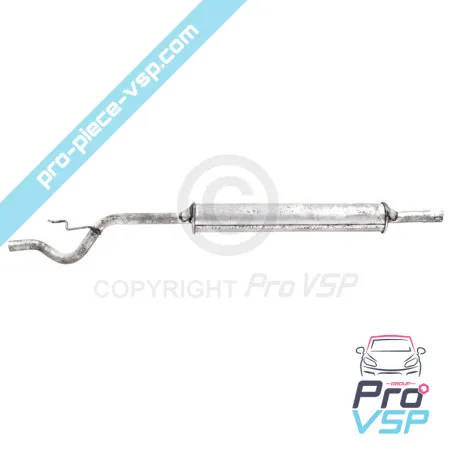 Central exhaust silencer