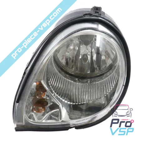 Left headlight (chrome bottom)
