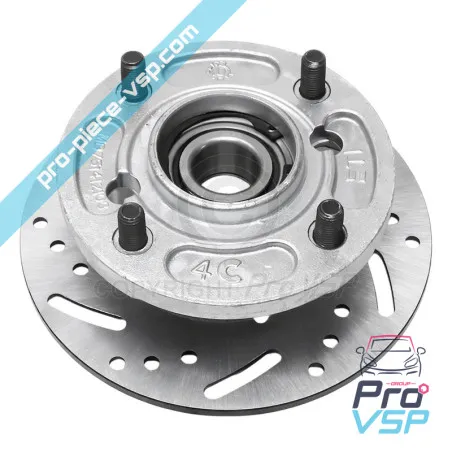 Disque de frein arrière complet pour ligier xtoo et microcar mc2 campus