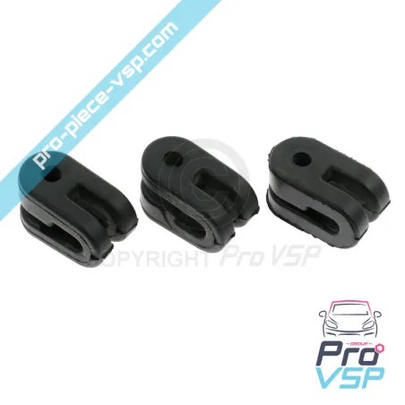 Silent exhaust block