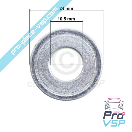 Alternator fixing spacer