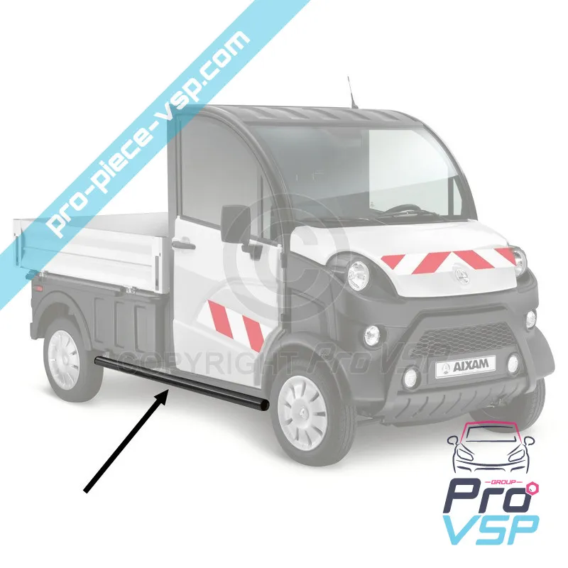 Barre de protection latérale pour camion mega