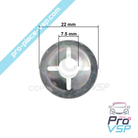 Arruela de garra de fixação 6 mm