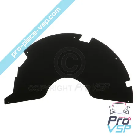 Right rear wheel crossing