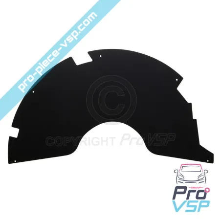 Right rear wheel crossing