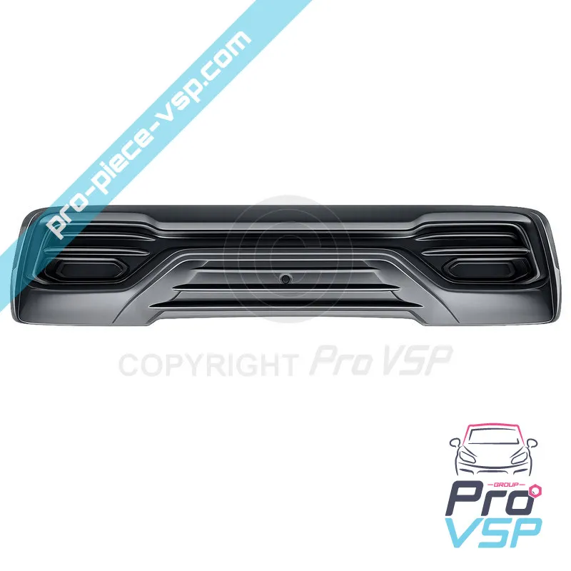 Rear bumper spoiler