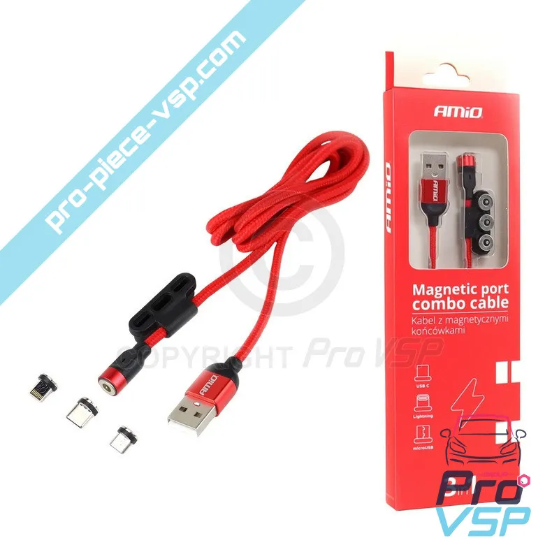 Cavo USB 3 in 1 Caricatore