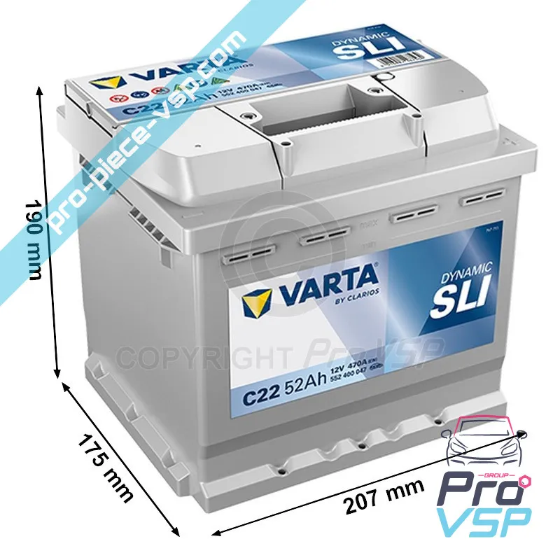 copy of BATTERIA VARTA C22
