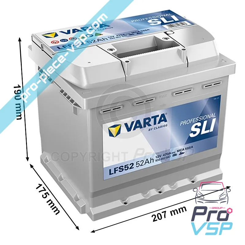 copy of VARTA C22 BATERIE
