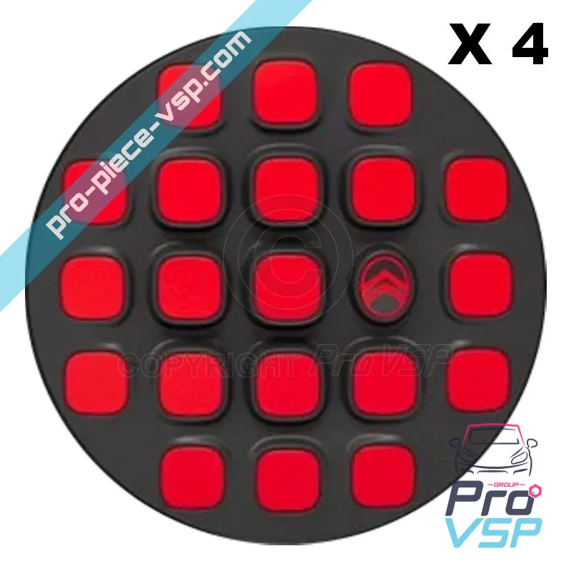 Set von 4 Hubcaps
