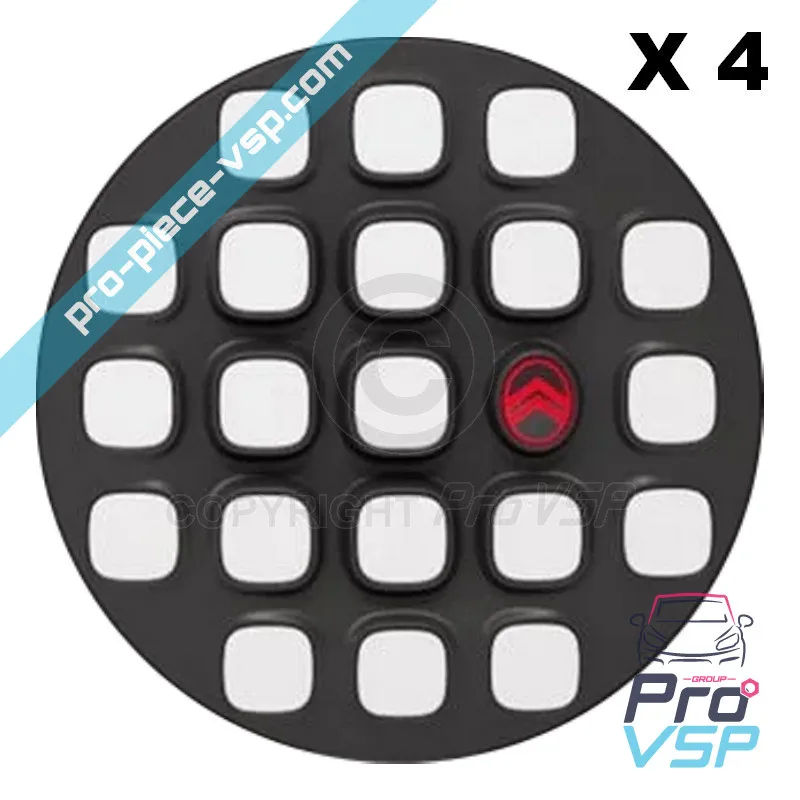 Set von 4 Hubcaps