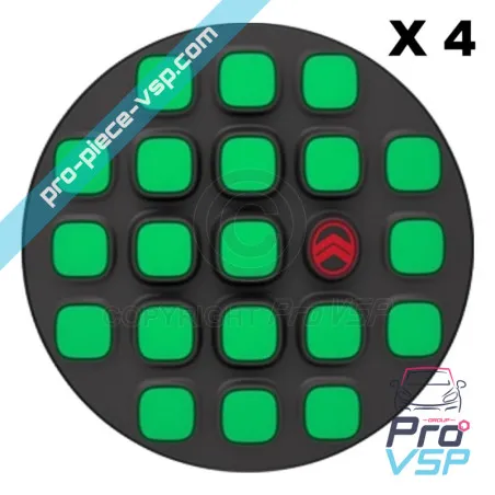 Set of 4 hubcaps