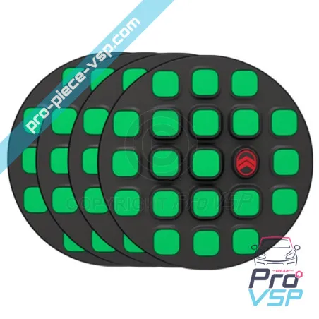 Set med 4 hubcaps