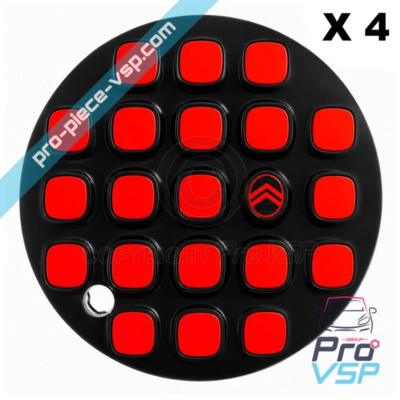 Set di 4 hubcaps
