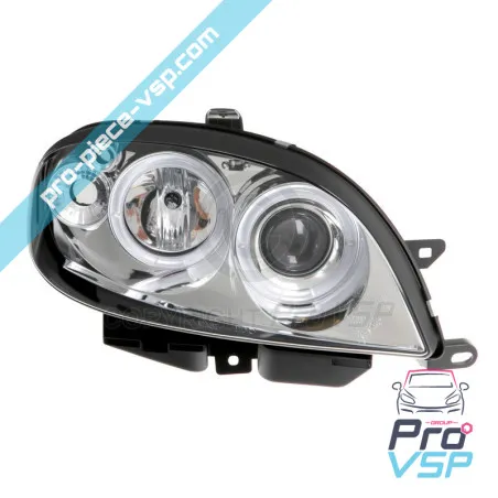 Headlights before Tuning Angeleyes Chrome