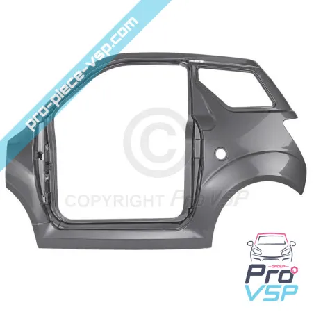 Lateral left gray graphite